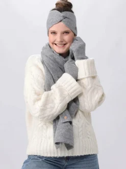 Fraas Schals & Tücher*Damen Schal grau uni