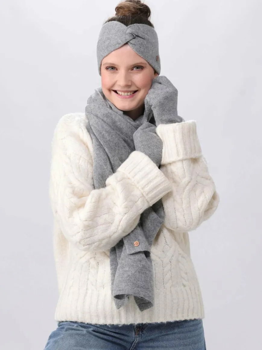 Fraas Schals & Tücher*Damen Schal grau uni