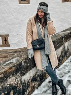 Fraas Schals & Tücher*Damen Schal grau uni