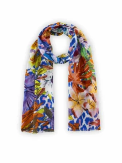 Codello Schals & Tücher*Damen Schal blau gemustert