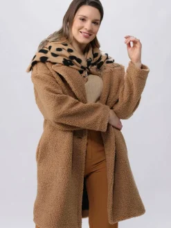 Fraas Schals & Tücher*Damen Schal camel gemustert