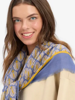 JOOP! Schals & Tücher*Damen Schal - Alea blau mais gemustert