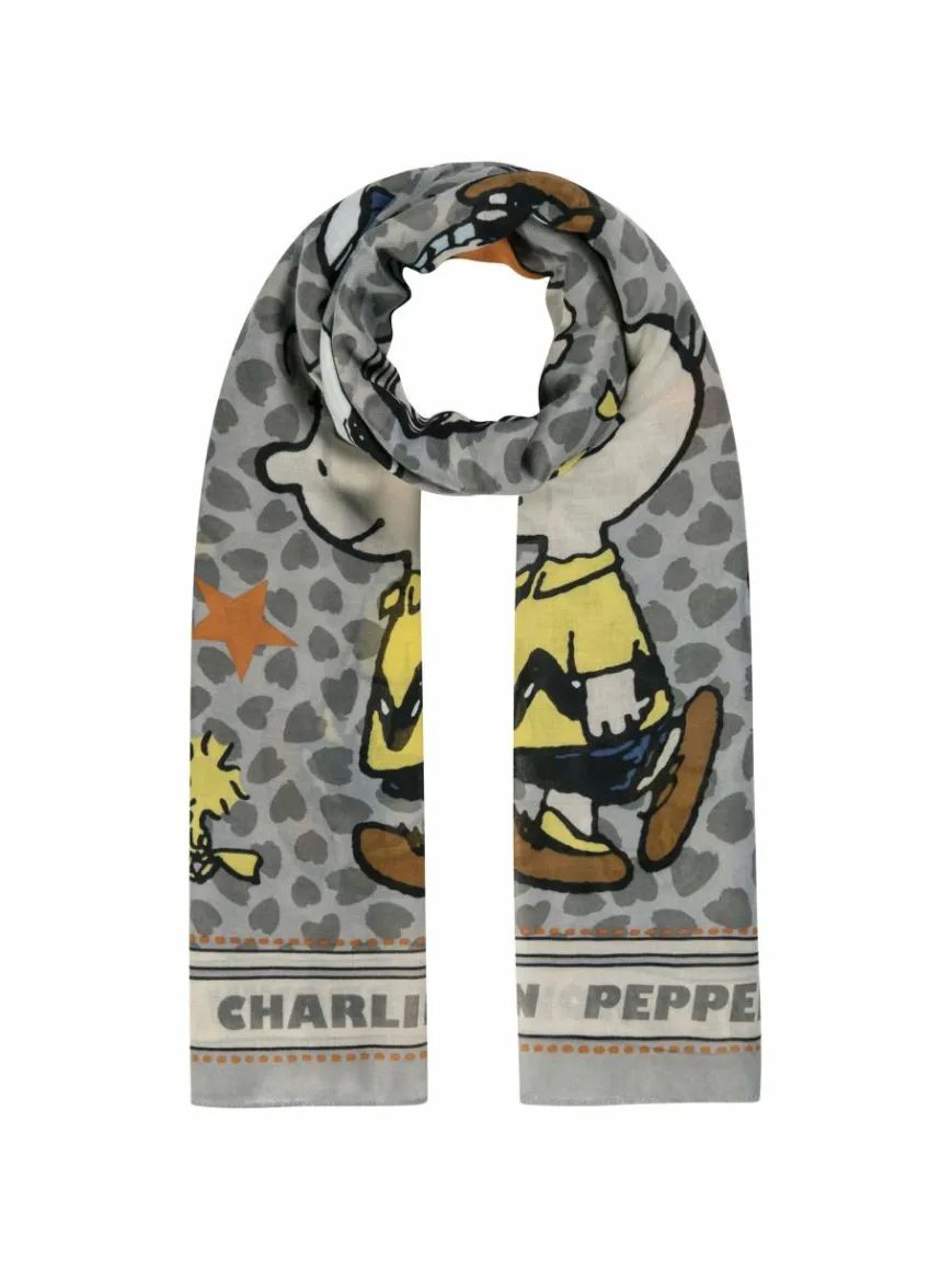 Codello Schals & Tücher*Damen Schal - PEANUTS grau bedruckt