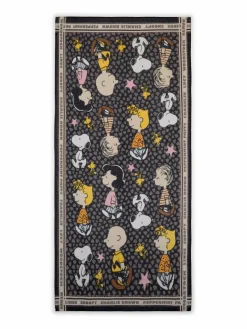 Codello Schals & Tücher*Damen Schal - PEANUTS schwarz bedruckt