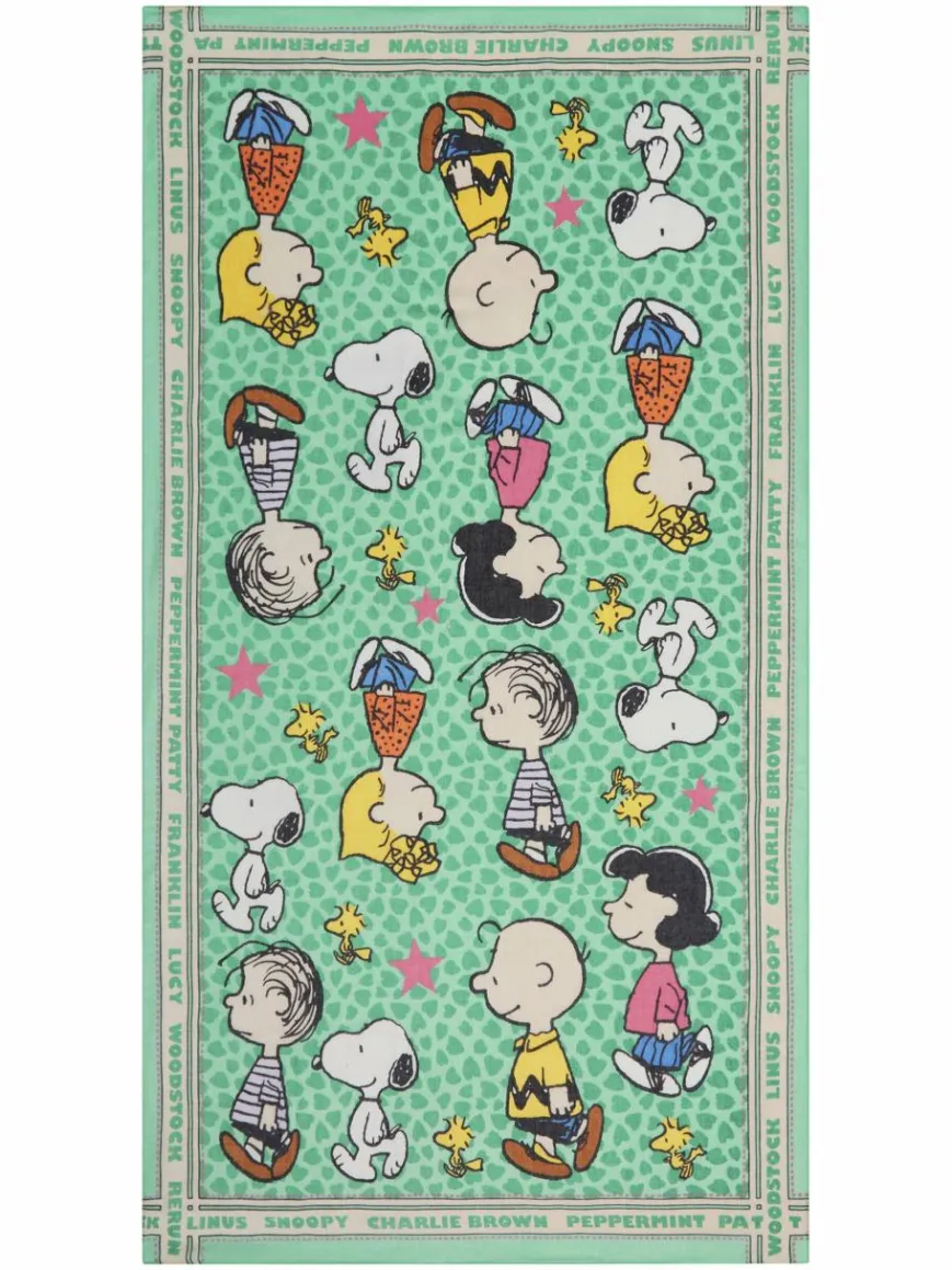 Codello Schals & Tücher*Damen Schal - PEANUTS grün bedruckt