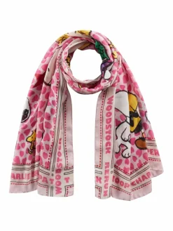 Codello Schals & Tücher*Damen Schal - PEANUTS pink bedruckt