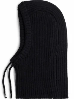 Loevenich Mützen & Hüte|Schals & Tücher*Damen Schalmütze mit Wollanteil schwarz uni