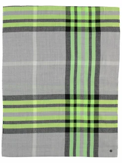 Fraas Schals & Tücher*Damen Schlauchschal silber kariert