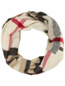 Fraas Schals & Tücher*Damen Schlauchschal beige kariert