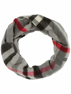 Fraas Schals & Tücher*Damen Schlauchschal hellgrau kariert