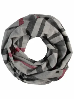 Fraas Schals & Tücher*Damen Schlauchschal grau kariert