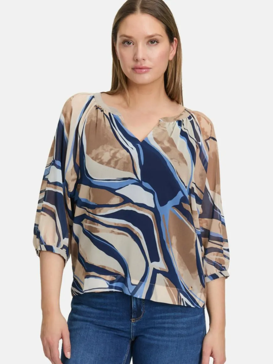 Betty & Co Blusen*Damen Schlupfbluse mehrfarbig gemustert