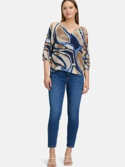 Betty & Co Blusen*Damen Schlupfbluse mehrfarbig gemustert