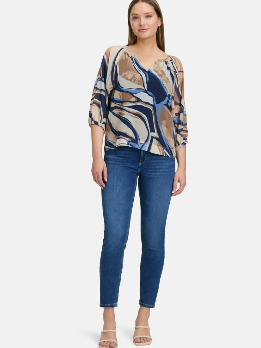 Betty & Co Blusen*Damen Schlupfbluse mehrfarbig gemustert