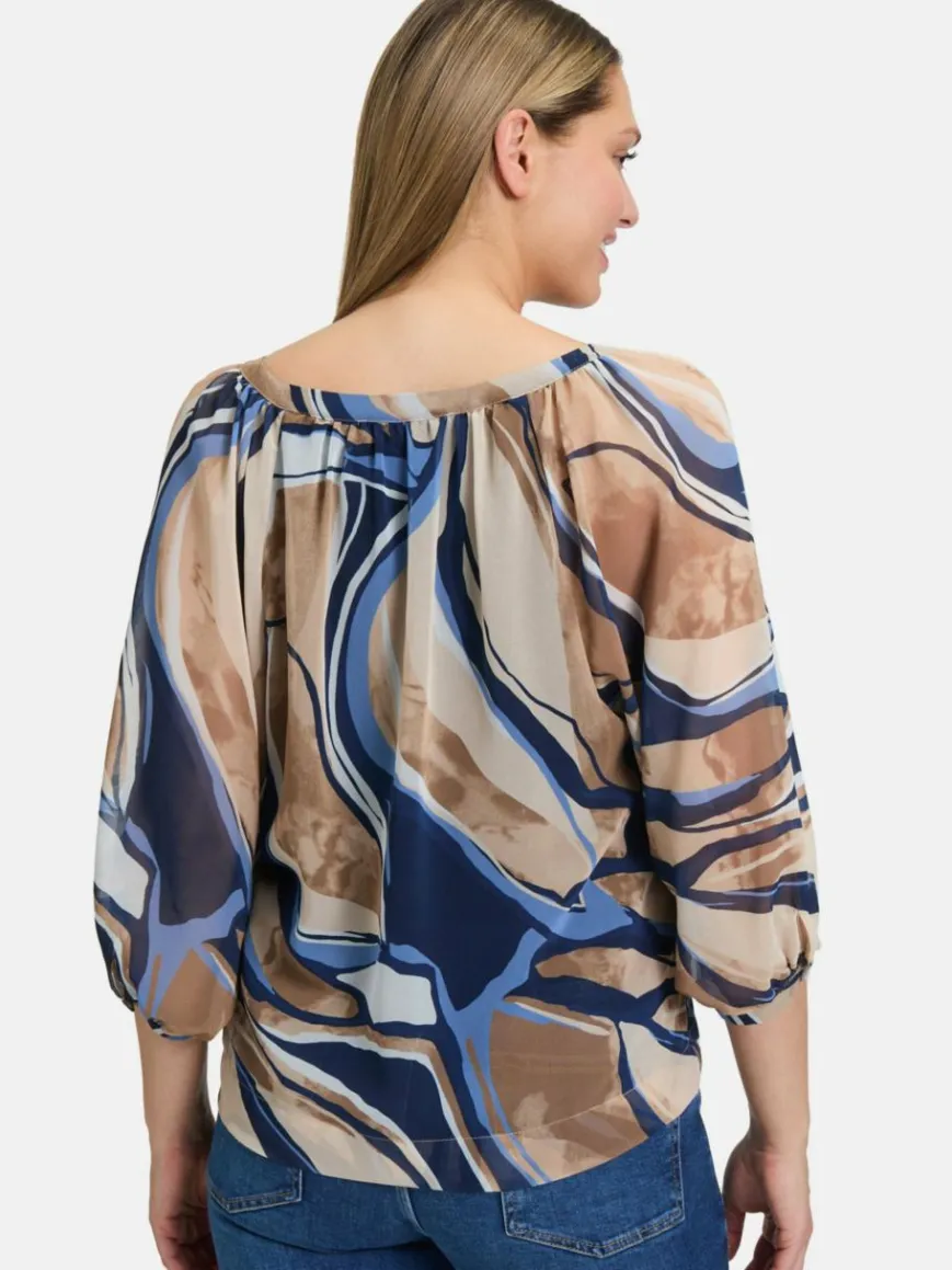 Betty & Co Blusen*Damen Schlupfbluse mehrfarbig gemustert
