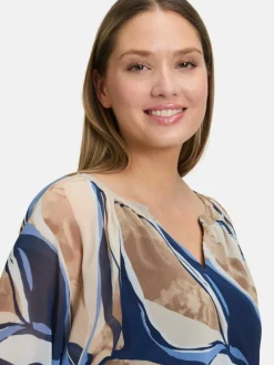 Betty & Co Blusen*Damen Schlupfbluse mehrfarbig gemustert