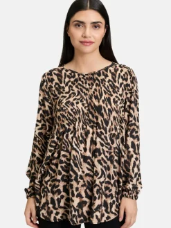 Betty Barclay Blusen*Damen Schlupfbluse schwarz mehrfarbig gemustert