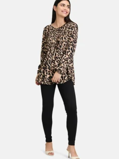 Betty Barclay Blusen*Damen Schlupfbluse schwarz mehrfarbig gemustert