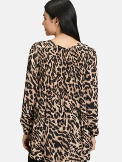 Betty Barclay Blusen*Damen Schlupfbluse schwarz mehrfarbig gemustert