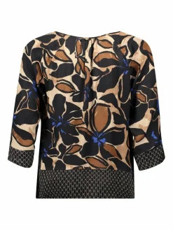 Betty Barclay Blusen*Damen Schlupfbluse schwarz mehrfarbig gemustert