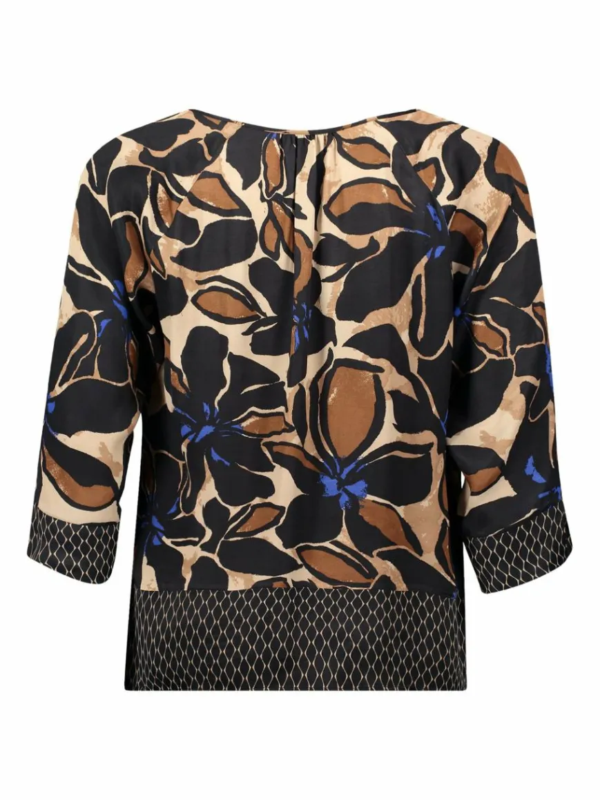 Betty Barclay Blusen*Damen Schlupfbluse schwarz mehrfarbig gemustert
