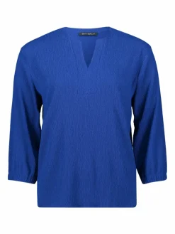 Betty Barclay Blusen*Damen Schlupfbluse blau uni