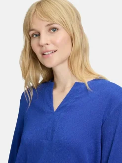 Betty Barclay Blusen*Damen Schlupfbluse blau uni