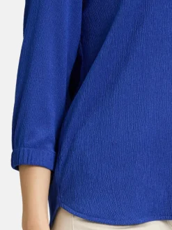 Betty Barclay Blusen*Damen Schlupfbluse blau uni