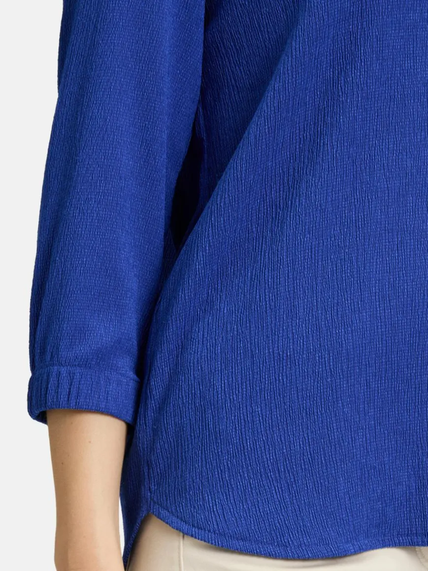 Betty Barclay Blusen*Damen Schlupfbluse blau uni