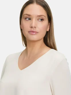 Betty Barclay Blusen*Damen Schlupfbluse beige uni