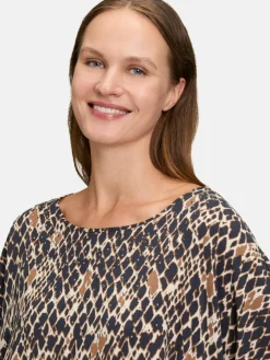 Betty Barclay Blusen*Damen Schlupfbluse marine mehrfarbig gemustert