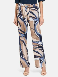 Betty & Co Hosen*Damen Schlupfhose mehrfarbig gemustert