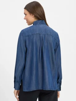 JOOP! Blusen*Damen Schluppenbluse - Ulla denim uni
