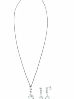 Elli PREMIUM Schmuck*Damen Schmuckset silber uni