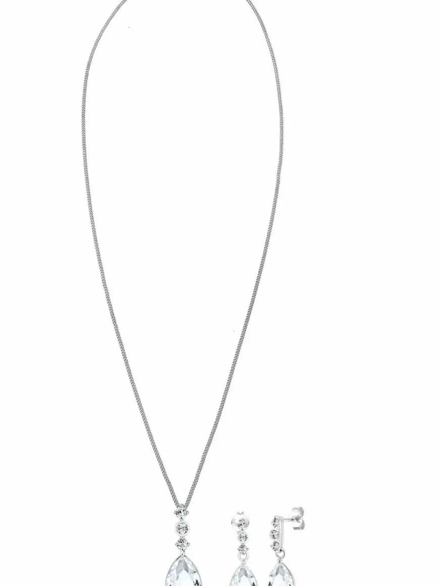 Elli PREMIUM Schmuck*Damen Schmuckset silber uni