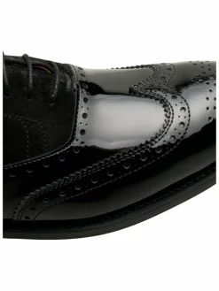 Henry Stevens Schnürschuhe*Damen Schnürer – Ella FBO schwarz uni