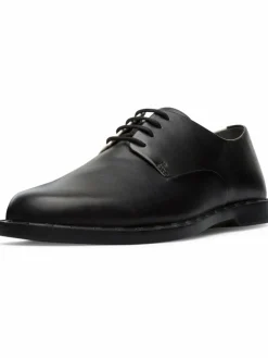 Camper Schnürschuhe*Damen Schnürschuhe - Twins schwarz uni