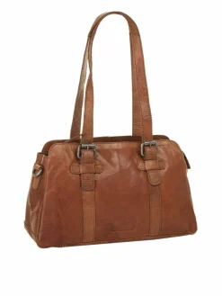 Spikes & Sparrow Taschen & Rucksäcke*Damen Schultertasche cognac uni