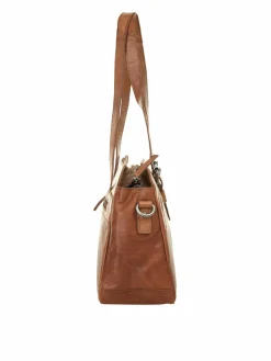 Spikes & Sparrow Taschen & Rucksäcke*Damen Schultertasche cognac uni