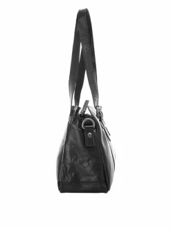 Spikes & Sparrow Taschen & Rucksäcke*Damen Schultertasche schwarz uni