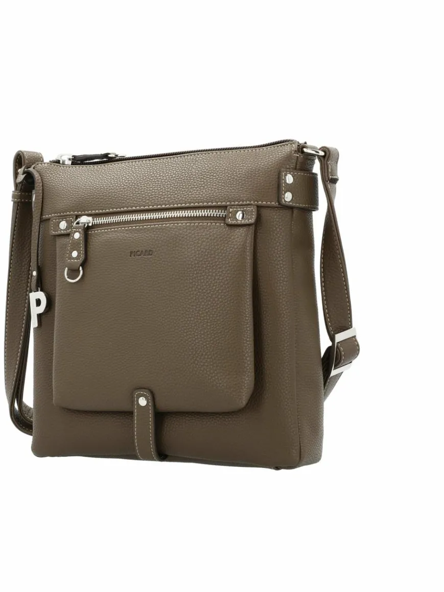 PICARD Taschen & Rucksäcke*Damen Schultertasche - Loire taupe uni