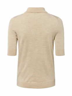 BOSS Shirts & Tops*Damen Schurwoll-Shirt - Fidenka beige meliert