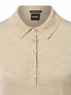 BOSS Shirts & Tops*Damen Schurwoll-Shirt - Fidenka beige meliert