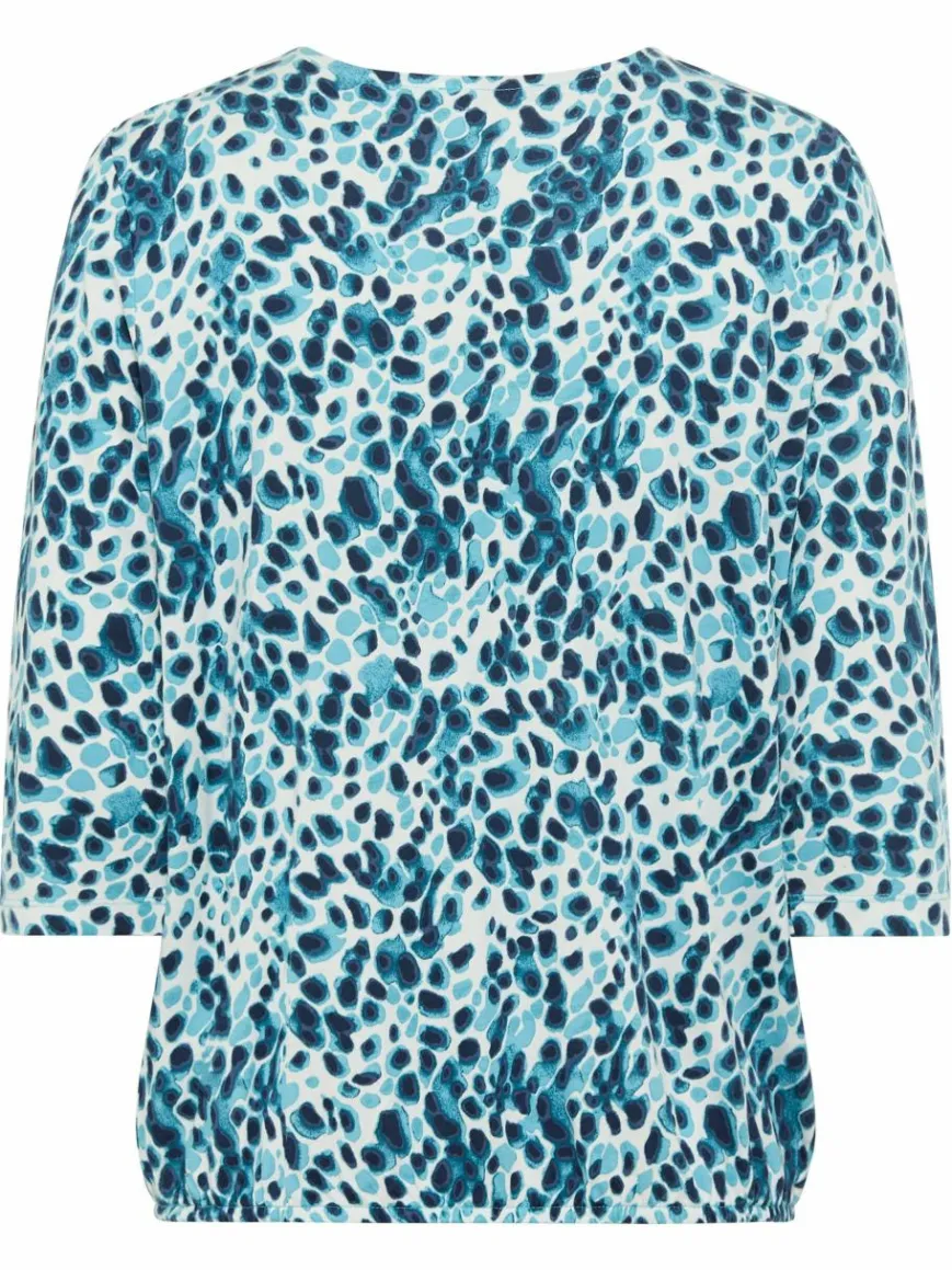 Olsen Shirts & Tops*Damen Shirt blau bedruckt