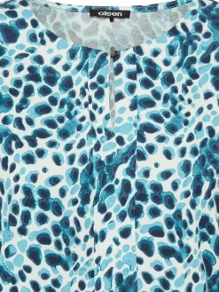 Olsen Shirts & Tops*Damen Shirt blau bedruckt
