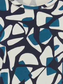 Olsen Shirts & Tops*Damen Shirt blau bedruckt