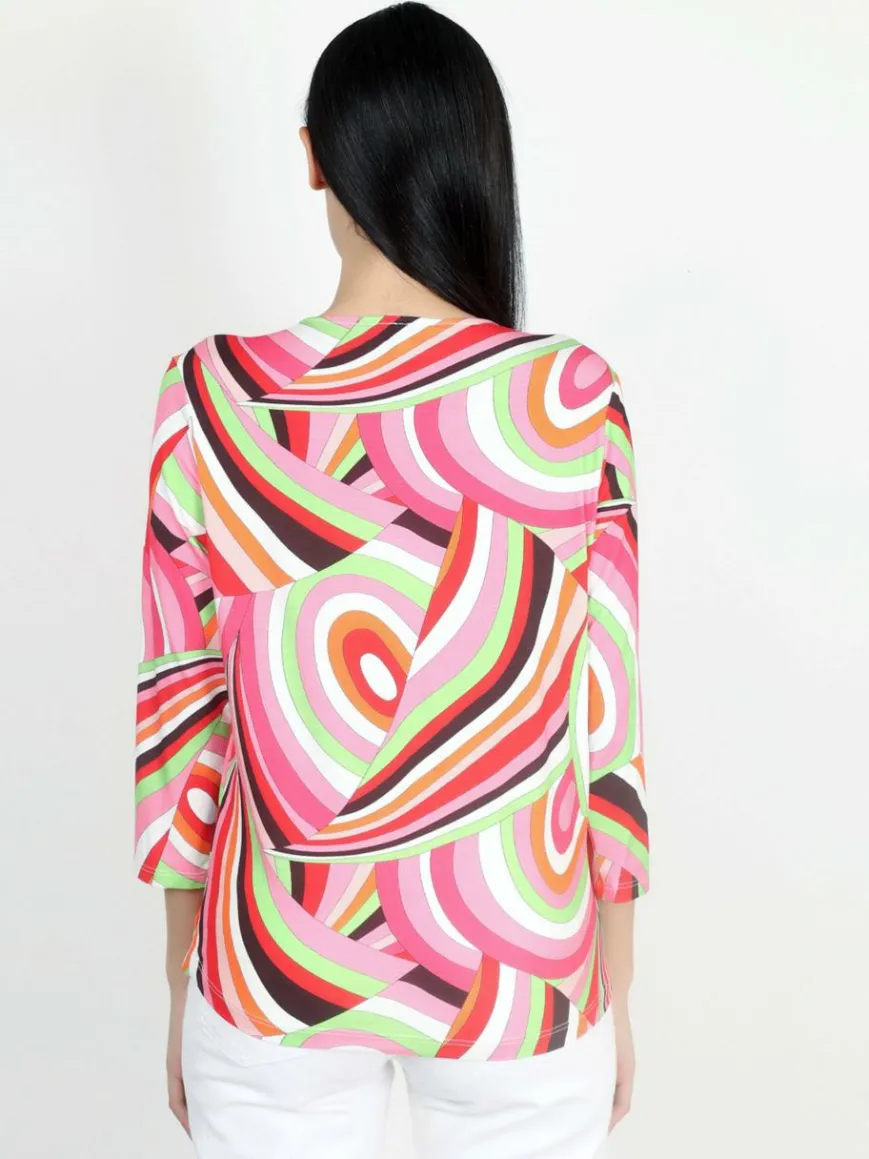 Vicci Germany Shirts & Tops*Damen Shirt mehrfarbig bedruckt