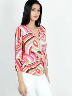 Vicci Germany Shirts & Tops*Damen Shirt mehrfarbig bedruckt