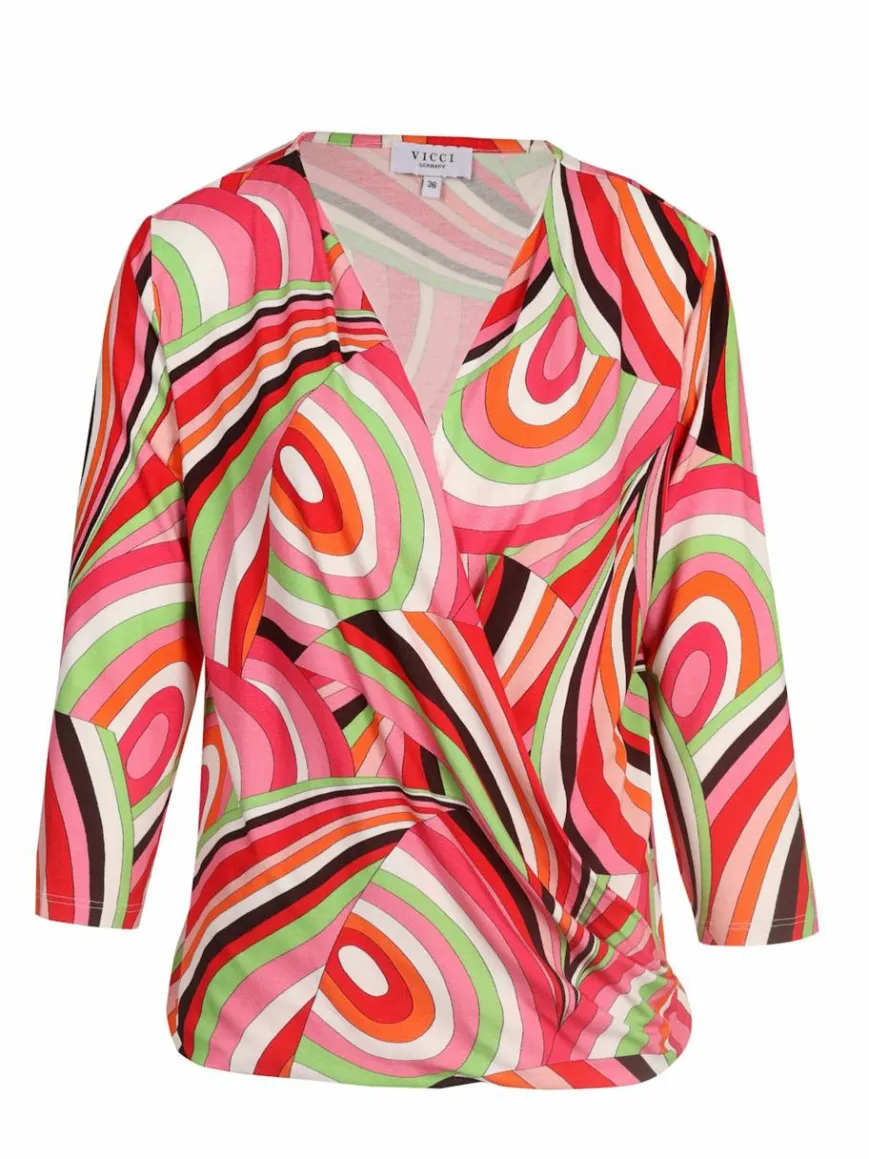 Vicci Germany Shirts & Tops*Damen Shirt mehrfarbig bedruckt
