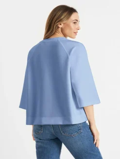 Frieda & Freddies Shirts & Tops*Damen Shirt indigo uni